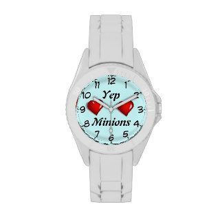 Yep Love Minions Wrist Watches