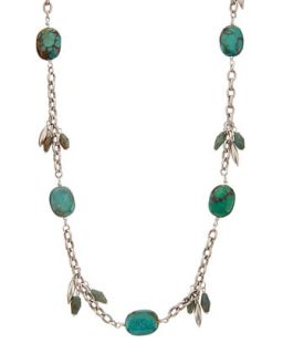 Chinese Turquoise Station Necklace