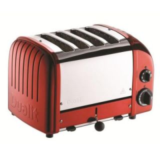 Dualit Classic Toaster 4  Slice Classic Toaster Apple Candy Red 47171