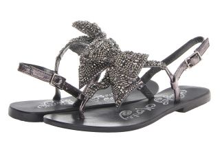 Naughty Monkey Jeweled Delight Womens Sandals (Pewter)