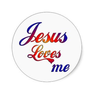 Jesus Loves me Sticker