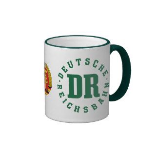 East German Railroad  Deutsche Reichsbahn Coffee Mugs
