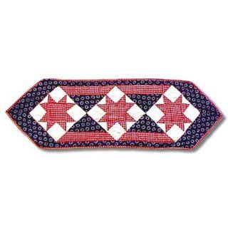 Patch Magic Small American Star Table Runner, 54 Inch by 16 Inch  
