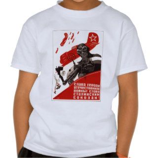 Old Soviet Russian Propaganda Apparel Shirts
