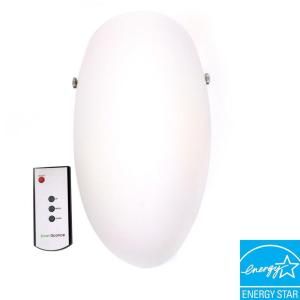 Its Exciting Lighting Wall Mount 7 Color Changing Marbleized Glass Globe Battery Operated 4 LED Wall Sconce SM1004