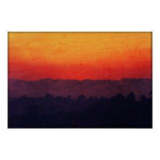 Shades of Sunset Photo Edit Print
