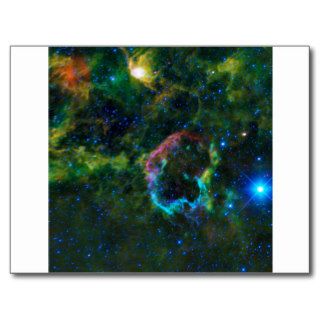 Jellyfish Nebula Supernova Remnant IC 443 Postcard