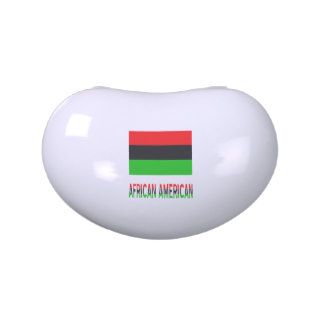 Afri American Flag & Words Candy Tin