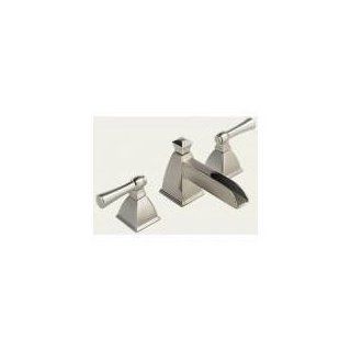 Delta Closeout 6545 BN Widespread Bath Faucet In Brushed Nickel   Bathtub Faucets  