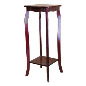 Home Decorators Collection 30 in. H Composite Wood Plant Stand in Cherry JW 118