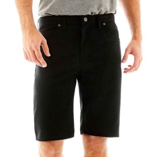 Dickies Slim Fit 5 Pocket Twill Shorts, Black, Mens