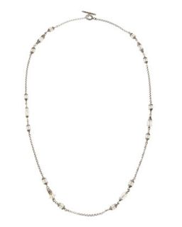 Frosted Crystal Trio Necklace