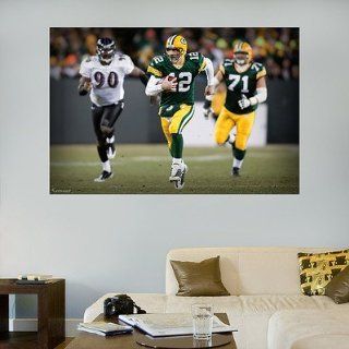 Green Bay Packers NFL Aaron Rodgers Scramble Murall Fathead 6'W x 4'H  