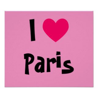 I Heart Paris Poster