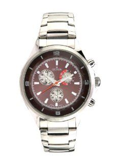 Mens Croton Steel Chrono Tachymeter Watch CC311239SSBR Watches