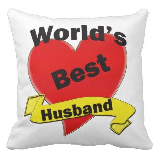 World's Best Husband Pillows