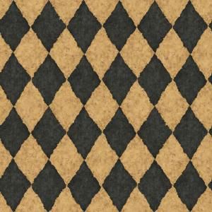 The Wallpaper Company 8 in. x 10 in. Black and Brown Diamond Harlequin Wallpaper Sample DISCONTINUED WC1283074S