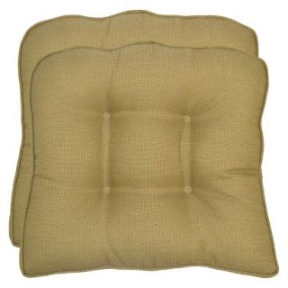 Smith & Hawken 2 Piece Outdoor Seat Cushion Set   Sand