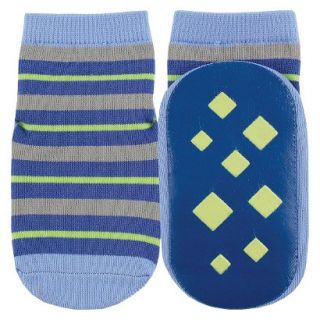 Luvable Friends Infant Boys Socks   Blue Stripes 0 6 M
