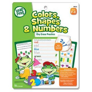 Smartdudes Leapfrog Activity Book Colors Shapes Numbers Dry Erase 16 P Toys & Games