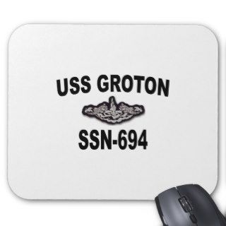 USS GROTON (SSN 694) MOUSE MAT