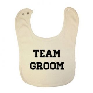 Two In Love Team Groom Organic Baby Bib Clothing