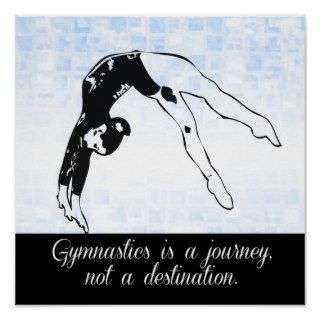 Gymnastics is a Journey Poster