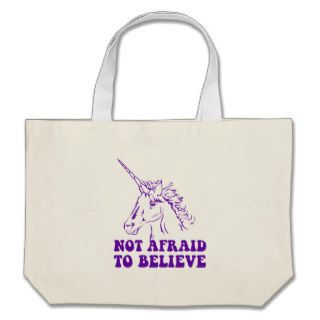 N.A.U.B Not Afraid To Believe Unicorn Canvas Bag