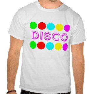 disco lights tee shirt