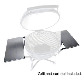 Primo Grills Stainless Steel Side Tables For XL Oval Cart