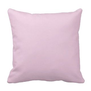 FFCCFF Pale Lilac Pink Lavender Solid Color Pillow