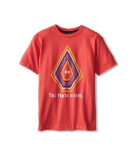 Volcom Kids Truth S/S Tee Boys T Shirt (Red)