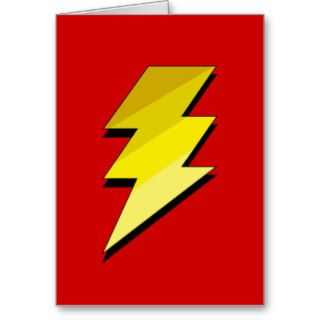 Lightning Thunder Bolt Cards