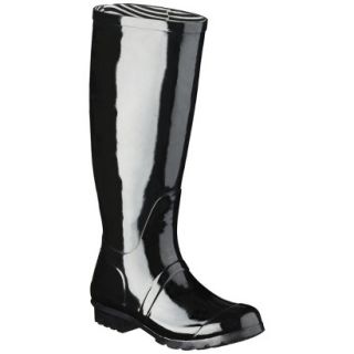 Womens Classic Knee High Rain Boot   Black 9