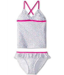 Splendid Littles Confetti Dot Tankini Tunnel Pant Girls Swimwear Sets (White)