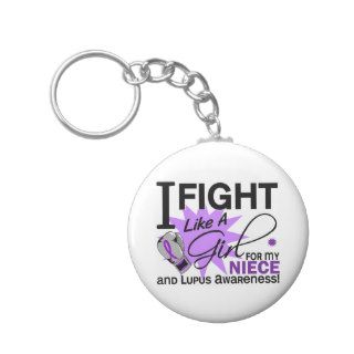 Lupus Fight Like A Girl For My Niece 11 Keychains