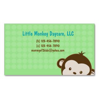 Daycare child care babysitting Mommy calling card Business Card