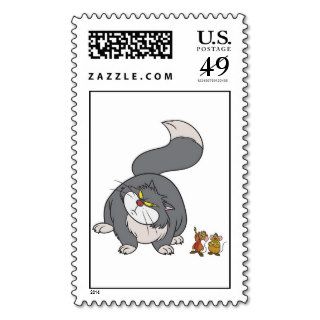 Cinderella's Lucifer, Jaq, and Gus Gus Postage Stamp