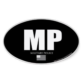 4 PACK MP MILITARY POLICE STICKERS