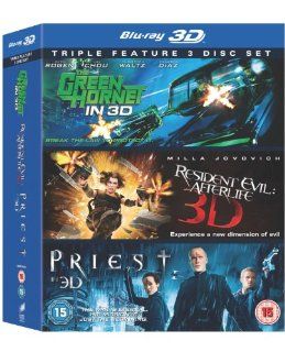 The Green Hornet / Resident Evil Afterlife / Priest [Blu ray 3D Blu ray] Movies & TV