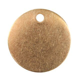 NEW 1" Blank Brass Tags  Pack of 25  Other Products  