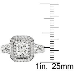 Miadora 18k White Gold 2ct TDW Certified Diamond Ring (J K, SI1) Miadora One of a Kind Rings