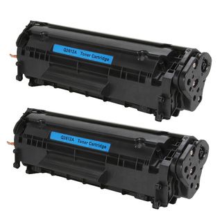 HP Q2612A (12A) Black Compatible Laser Toner Cartridge (Pack of 2) Laser Toner Cartridges