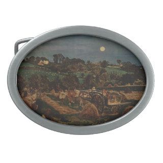Ford Madox Brown  The hay harvest Oval Belt Buckles