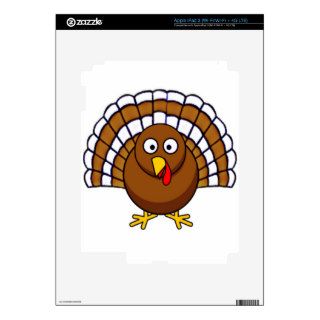 Cute Thanksgiving Turkey iPad 3 Decals