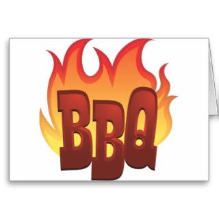 BBQ Flames Card