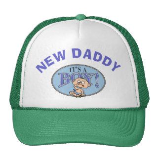 Baby Boy New Daddy Trucker Hat