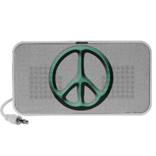 Retro Peace Sign Travel Speaker