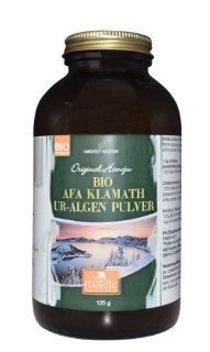 Bio AFA Klamath Algen Pulver 125g Drogerie & Körperpflege