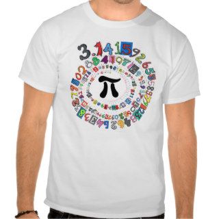 Pi sPiral T shirt